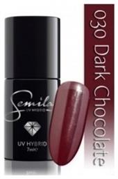 Ημιμόνιμο Βερνίκι Νυχιών Classic Dark Chocolate 030 7ml Semilac