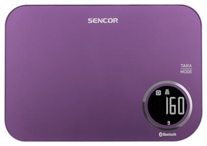 Ψηφιακή Ζυγαριά Κουζίνας 1gr/5kg Μωβ Sencor