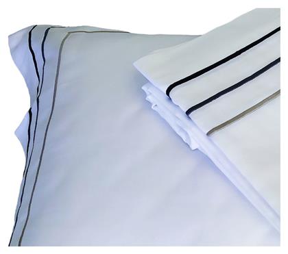Σεντόνι Ξενοδοχείου Λευκό King Size 260x295 Βαμβακοσατέν - Blanc de Blanc