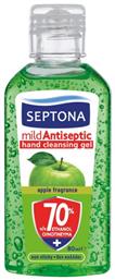 Αντισηπτικό Gel Καθαρισμού Χεριών 70% Μήλο 80ml Septona