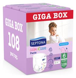 Calm n' Care No. 6 για 14-20kg 108τμχ Septona