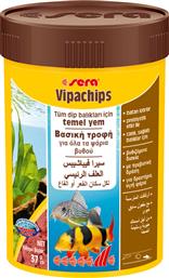 Vipachips Τροφή για Ψάρια Βυθού σε Ταμπλέτες με Σπιρουλίνα 100ml Sera