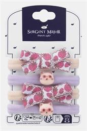 Σετ Παιδικά Λαστιχάκια Ροζ 4τμχ Sergent Major