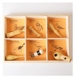 Σετ 6 Συλλεκτικές Σφυρίχτρες Ήχους Άγριων Ευρωπαϊκών Πουλιών - Quelle est Belle