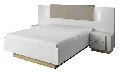 Σετ Κρεβατοκάμαρας Arco Λευκό Natural-white 160x200εκ. 3τμχ - Sprintzio