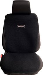 Coverstyle Σετ Πλατοκαθίσματα Αυτοκινήτου 2τμχ Πετσετέ Μαύρα από το Shop365