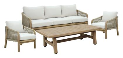 Σετ Σαλονιού 4τμχ Μπεζ 228-000045 - Pakketo