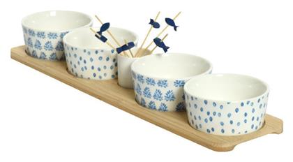 Σετ Σερβιρισματος Πορσελανη 10x40x5.5cm Μονόχρωμο Kaeming