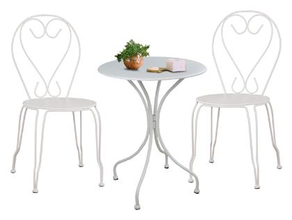 Σετ Τραπεζαρίας 3τμχ Λευκό HM11875 - HomeMarkt
