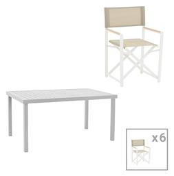 Σετ Τραπεζαρίας 7τμχ Λευκή 200-000872 - Pakketo