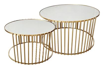 Σετ Ζιγκόν Boron 2τμχ Μ80xΠ80xΥ45εκ. Χρυσό - Pakketo