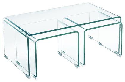 Σετ Ζιγκόν Glasser 3τμχ Μ90xΠ50xΥ38εκ. Woodwell