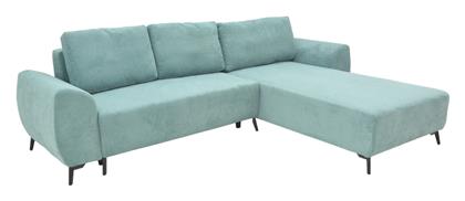 Settee Γωνιακός Καναπές Κρεβάτι 286x204x93εκ. Μέντα - Pakketo