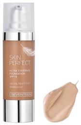Skin Perfect Ultra Coverage Waterproof Liquid Make Up SPF15 01 30ml Seventeen