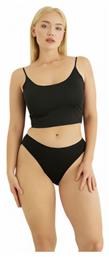 Aurelia Βαμβακερά Ψηλόμεσα Γυναικεία Slip MultiPack Μαύρο Sexen