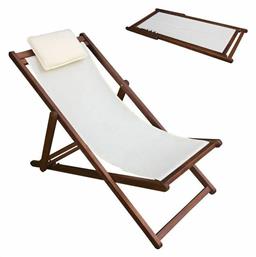 Σεζλόνγκ Ξύλινη 104x58x72cm - Woodwell