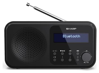 Tokyo Φορητό Ραδιόφωνο Επαναφορτιζόμενο DAB+ με Bluetooth και USB Midnight Black Sharp