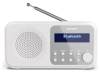 Tokyo Φορητό Ραδιόφωνο Επαναφορτιζόμενο DAB+ με Bluetooth και USB Λευκό Sharp