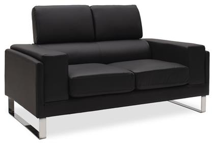 Shea Διθέσιος 158x80x87εκ. Μαύρο - Inox - Pakketo