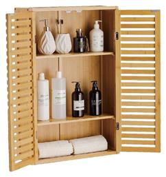 Ντουλάπι Μπάνιου Μ55xΒ20xΥ83cm Φυσικό Ξύλο Sidirela