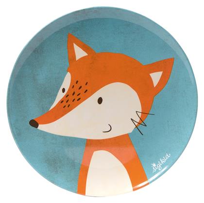 Παιδικό Πιάτο Μελαμίνης Αλεπού Sigikid