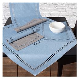 Ράνερ Αλέκιαστο Bg18 Ciel / Grey 85x85εκ. Silk Fashion