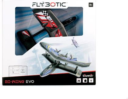 Silverlit Flybotic Bi-Wing Τηλεκατευθυνόμενο Αεροπλάνο Κόκκινο