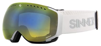 Emerald Μάσκα Σκι & Snowboard Ενηλίκων με Φακό σε Πράσινο Χρώμα Sinner