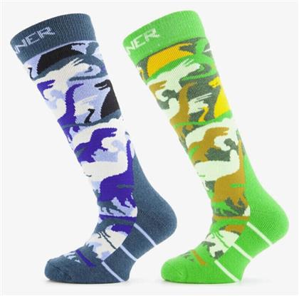 Παιδικές Κάλτσες Μακριές Blue/green 2 Ζευγάρια Sinner