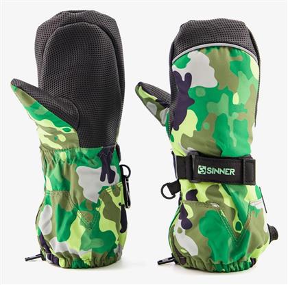 Timber Mitten Unisex Mittens Unisex Γάντια Σκι & Snowboard Πράσινα Sinner
