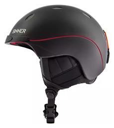 Titan Κράνος για Σκι & Snowboard Matte Black Red Sinner
