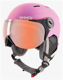 Typhoon Γυναικείο Κράνος για Σκι & Snowboard σε Ροζ Χρώμα Sinner