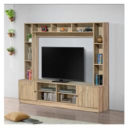 Σύνθετο Σαλονιού Ambera Sonoma Απόχρωση Μ200xΒ40xΥ171.5εκ. Pakketo