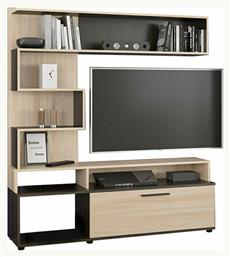 Σύνθετο Σαλονιού Jasper Φυσικό / Wenge Μ151.5xΒ37.5xΥ169.5εκ. Pakketo