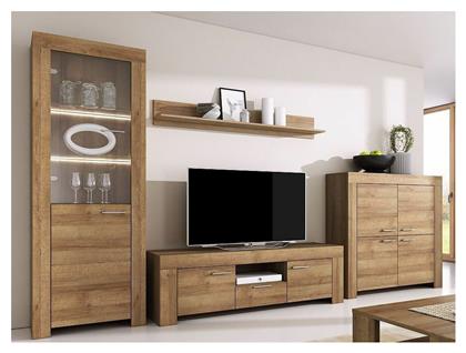 Σύνθετο Σαλονιού με Βιτρίνα Μ363xΒ50xΥ197εκ. LH Home Furniture