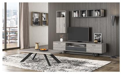 Σύνθετο Σαλονιού No 50 Σταχτί Μ210xΒ44.5εκ. Savvidis Furniture