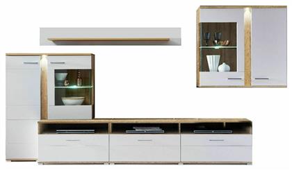 Σύνθετο Σαλονιού Spurt με Βιτρίνα Μ340xΒ54xΥ197εκ. LH Home Furniture