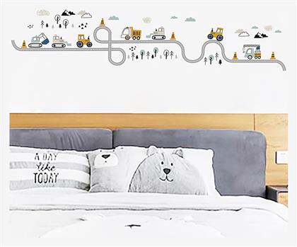 Παιδικό Διακοσμητικό Αυτοκόλλητο Τοίχου 144x32εκ. Sipo