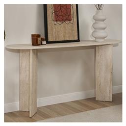 Sira Κονσόλα Ξύλινη Travertine Μ150xΠ35xΥ75εκ. Megapap