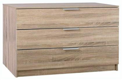 Συρταριέρα Κρεβατοκάμαρας Ξύλινη Drawer με 3 συρτάρια 80x40x64εκ. Woodwell