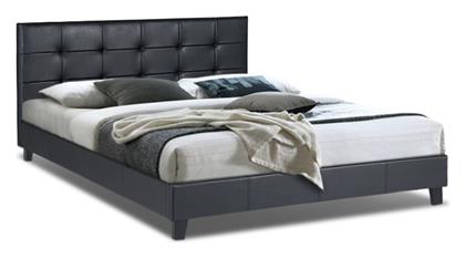 Sissy Υπέρδιπλο για Στρώμα 160x200cm Μαύρο - Megapap