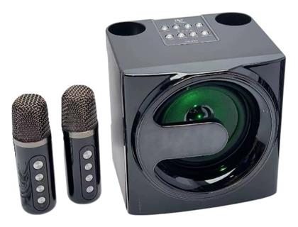 Σύστημα Karaoke με Ασύρματα Μικρόφωνα YS-207 σε Μαύρο Χρώμα - Tradesor