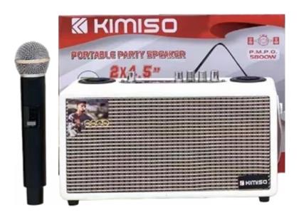 Σύστημα Karaoke με Ασύρματo Μικρόφωνo QS-4511A σε Λευκό Χρώμα - Tradesor