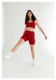 Training Σετ με Ποδηλατικό Κολάν Wine Red Siyah Inci