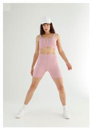 Training Σετ με Ποδηλατικό Κολάν Dusty Pink Siyah Inci