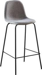 Σκαμπό Μπαρ Celina Γκρι 47x51x106cm 4τμχ - Woodwell