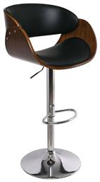 Σκαμπό Μπαρ Joy Μαύρο 58x57x62εκ. Woodwell