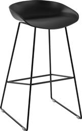 Σκαμπό Μπαρ Μαύρο 47x47x83cm 2τμχ - HomeMarkt