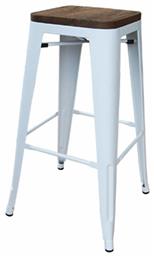 Σκαμπό Μπαρ Μεταλλικό Relix Wood Ark Oak E5190W - Woodwell