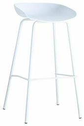 Σκαμπό Μπαρ Pentos Λευκό 2τμχ 49x46x83εκ. Woodwell